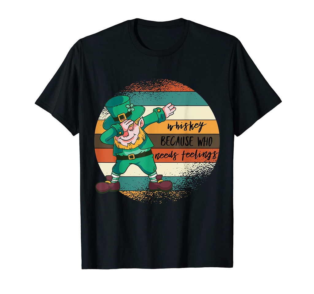 Distressed Dabbing Leprechaun Whisky T-Shirt - Streetwear Style for Adults - T-Shirt, Sweatshirt, Hoodie
