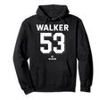 Christian Walker 53 Phoenix Mlbpa Hoodie - Novelty Apparel for Adults - T-Shirt, Sweatshirt, Hoodie