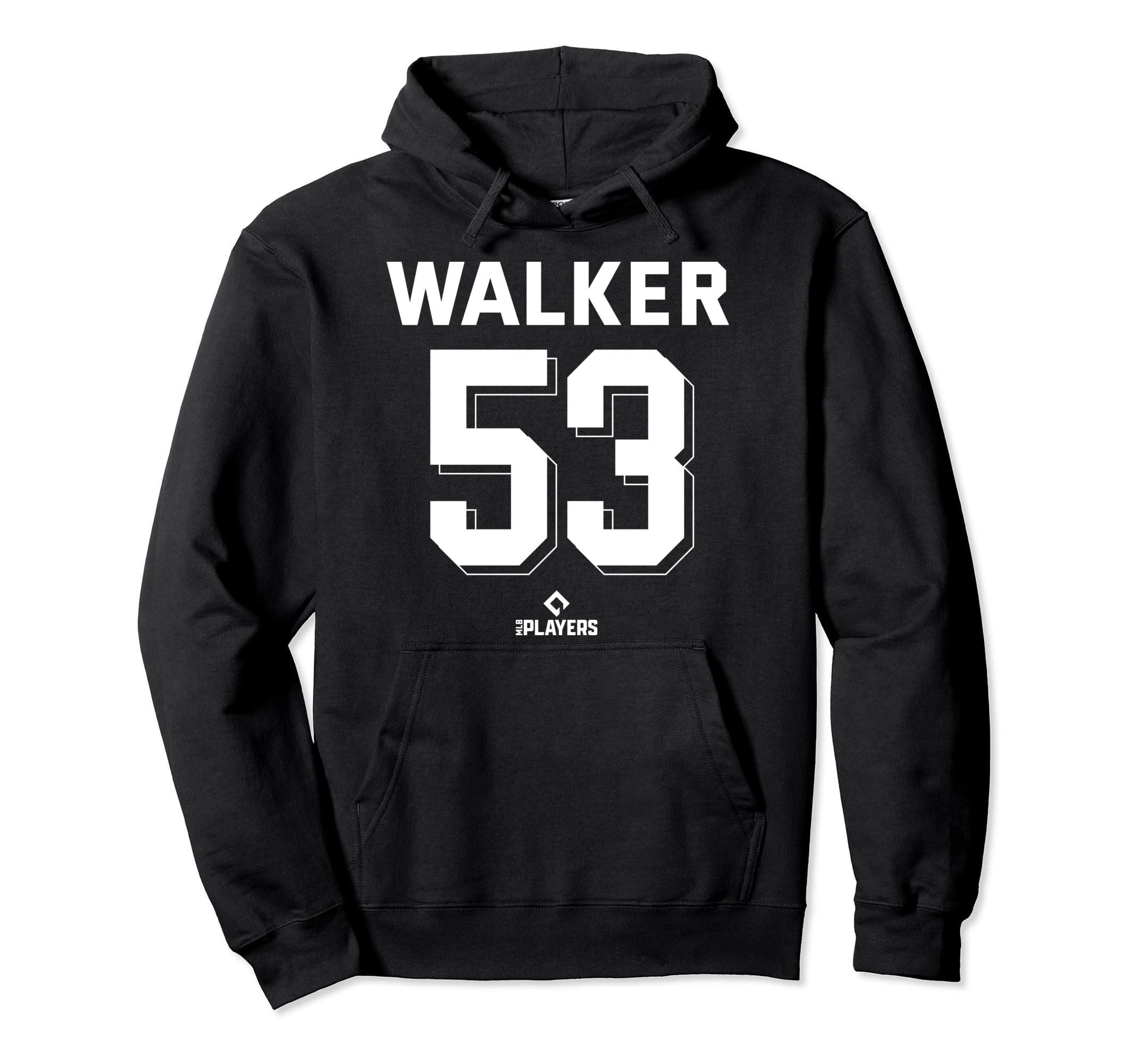 Christian Walker 53 Phoenix Mlbpa Hoodie - Novelty Apparel for Adults - T-Shirt, Sweatshirt, Hoodie