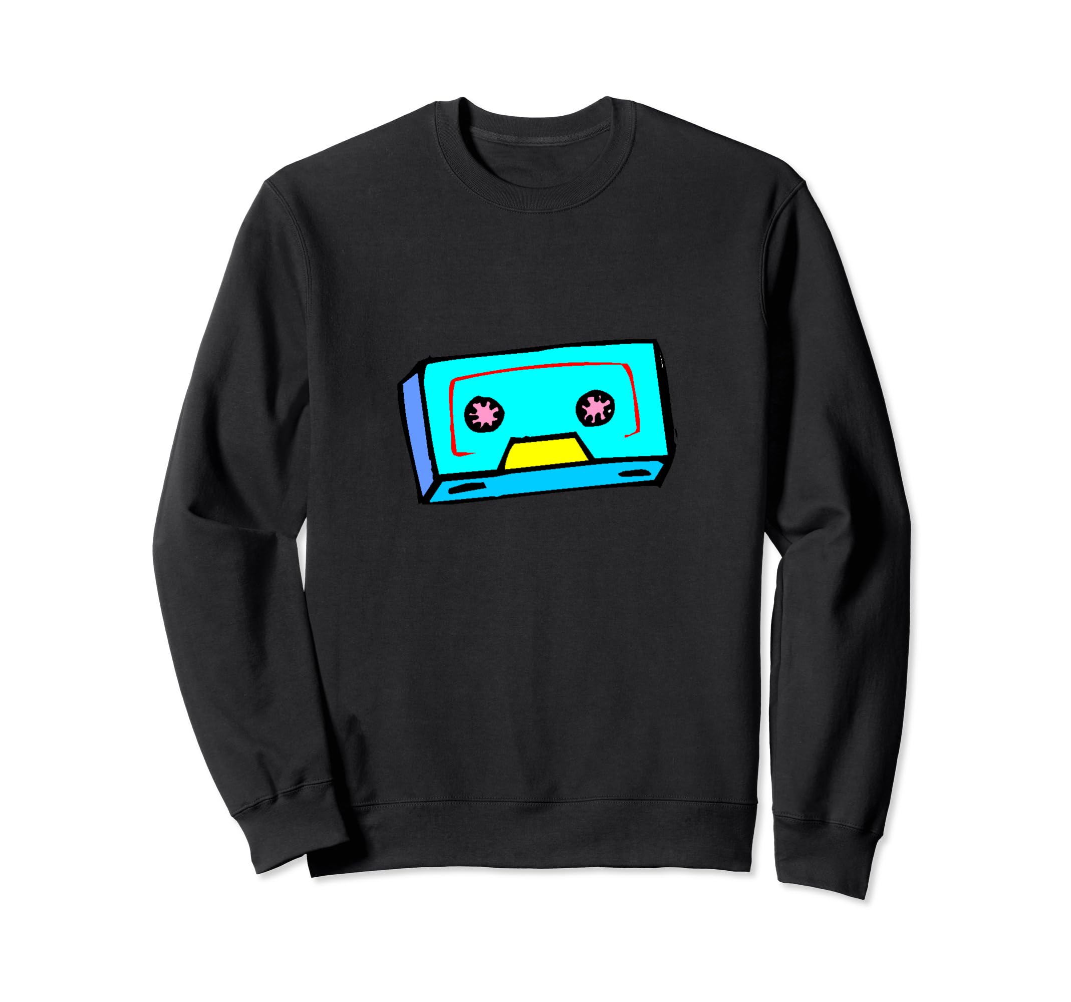 Mixtape Cassette Sweatshirt - Unique Graphic Unisex - T-Shirt, Sweatshirt, Hoodie