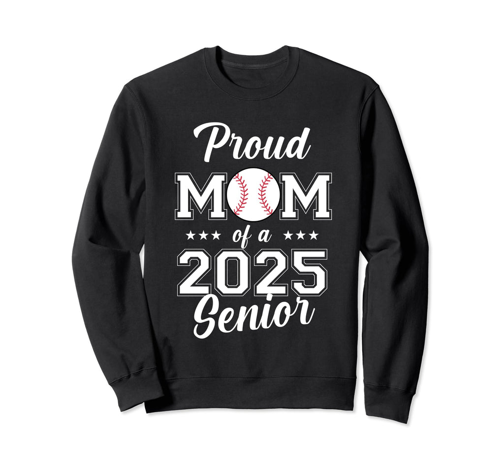 Class 2025 Baseball Mom Senior Sweatshirt - Minimalist Print Men Women - T-Shirt, Sweatshirt, Hoodie
