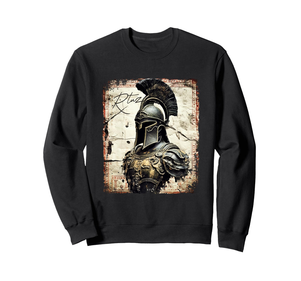 Spartan Helmet Warrior Aesthetic Sweatshirt - Trendy Graphic for Adults - T-Shirt, Sweatshirt, Hoodie