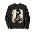 Spartan Helmet Warrior Aesthetic Sweatshirt - Trendy Graphic for Adults - T-Shirt, Sweatshirt, Hoodie
