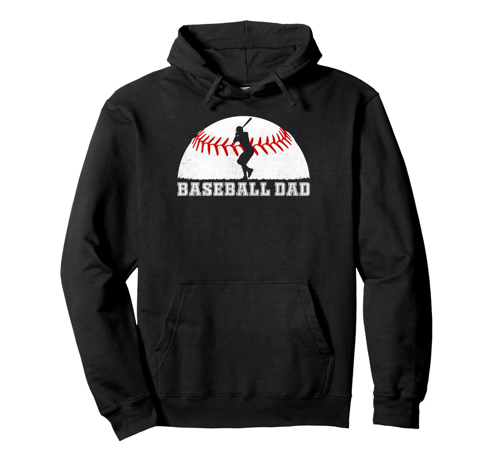 Baseball Dad Fathers Day Sports Lover Hoodie - Trendy Graphic Men Women - T-Shirt, Sweatshirt, Hoodie