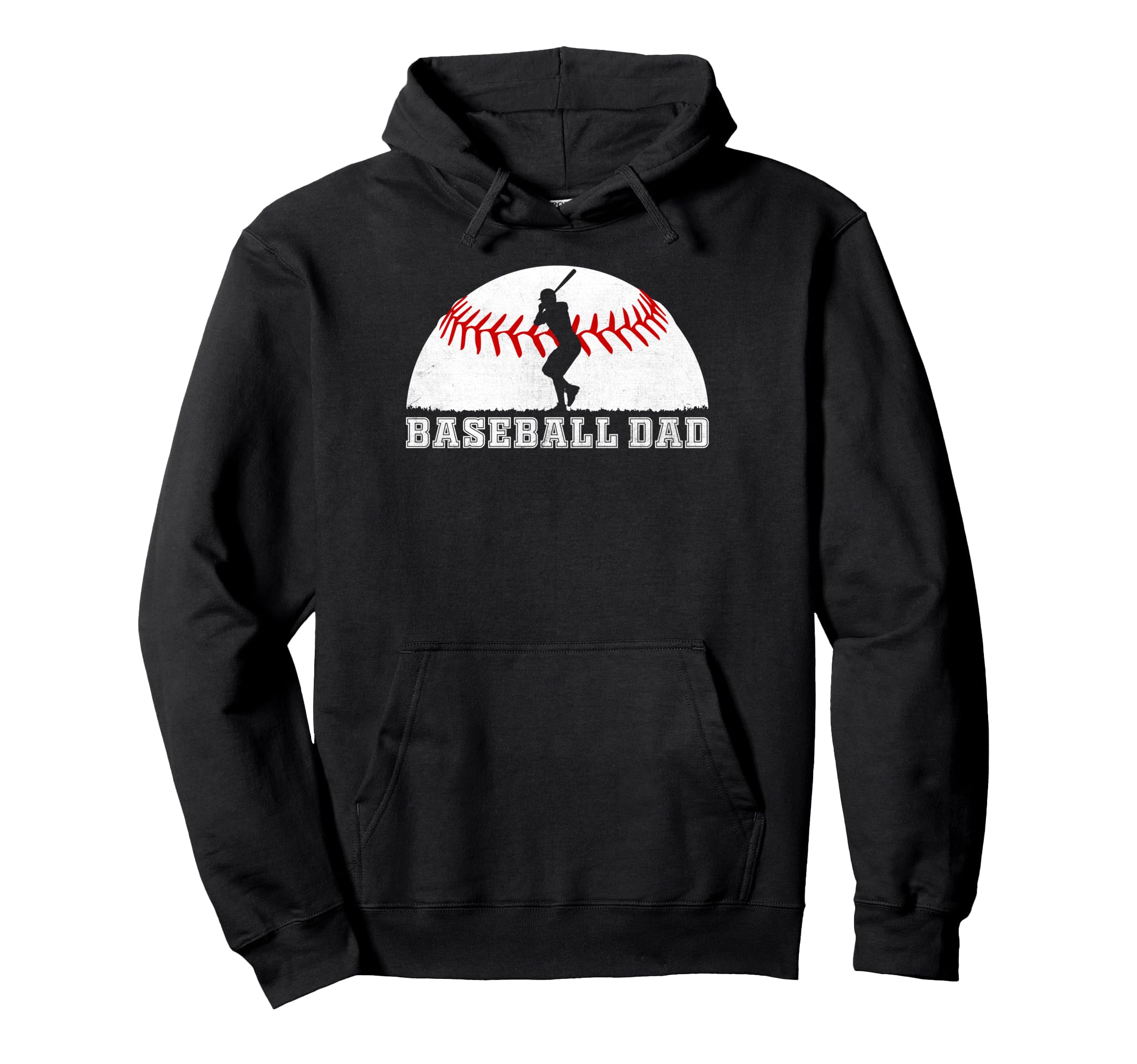 Baseball Dad Fathers Day Sports Lover Hoodie - Trendy Graphic Men Women - T-Shirt, Sweatshirt, Hoodie