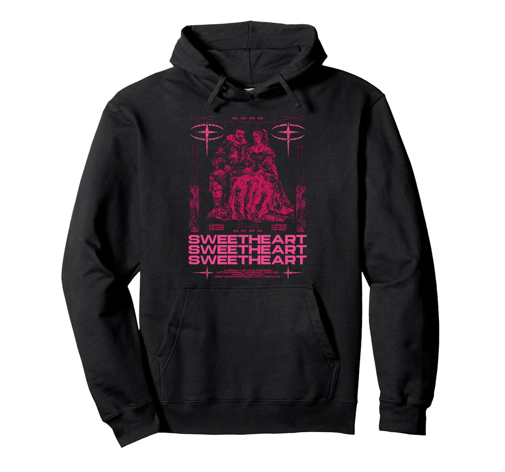 Y2K Sweetheart Bold Urban Graffiti Hoodie - Streetwear Style Unisex - T-Shirt, Sweatshirt, Hoodie