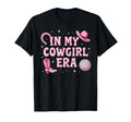 My Cowgirl Era Groovy Western Rodeo T-Shirt - Novelty Apparel Unisex - T-Shirt, Sweatshirt, Hoodie