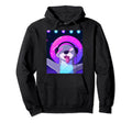 Otter Vaporwave Aesthetic Dj Otter Hoodie - Unique Graphic Men Women - T-Shirt, Sweatshirt, Hoodie