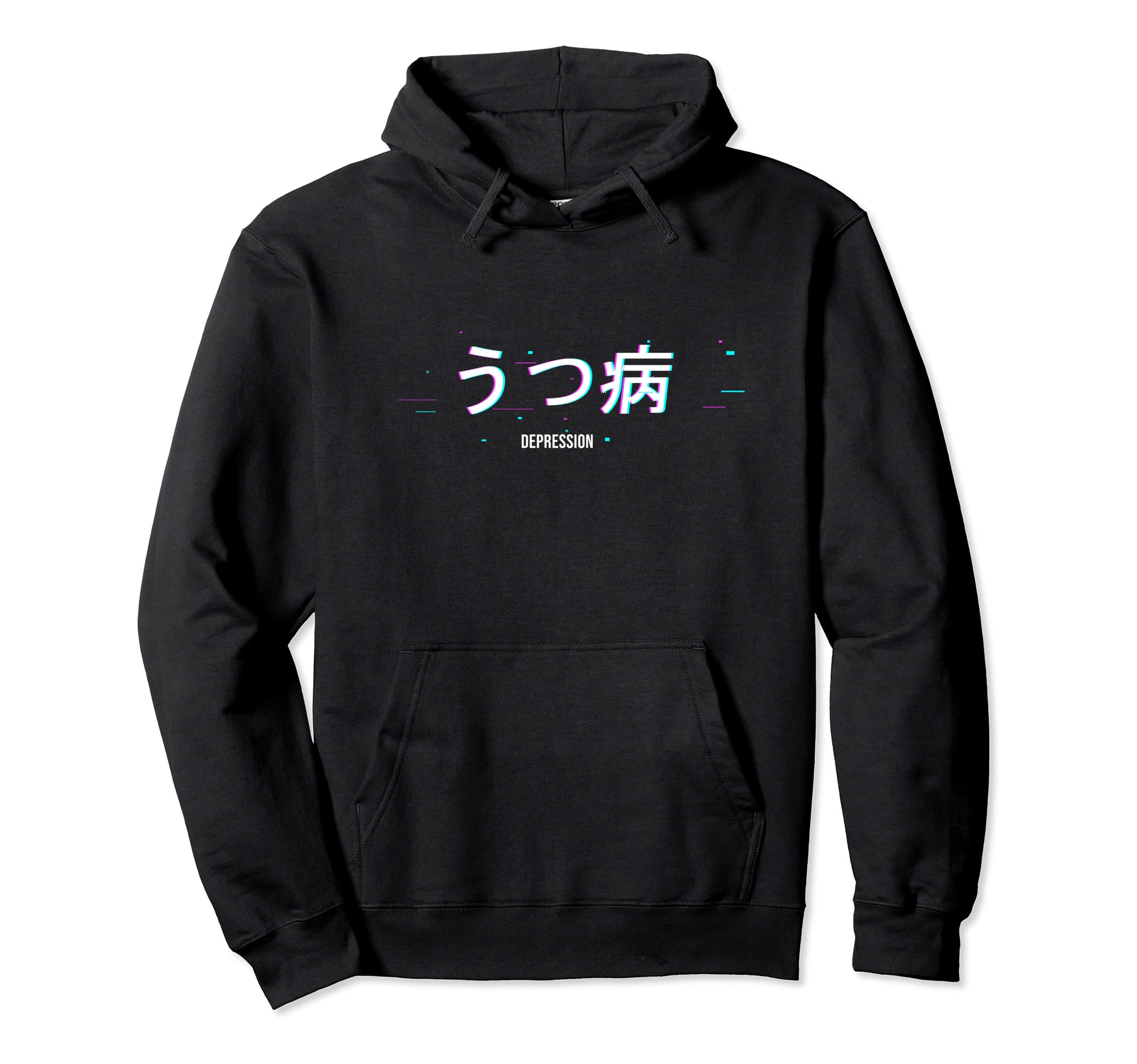 Japanese Aesthetic Vaporwave Glitch Hoodie - Aesthetic Graphic Unisex - T-Shirt, Sweatshirt, Hoodie