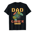 Dad Day Gamer Night Gaming Daddy Gamer T-Shirt - Minimalist Print Unisex - T-Shirt, Sweatshirt, Hoodie