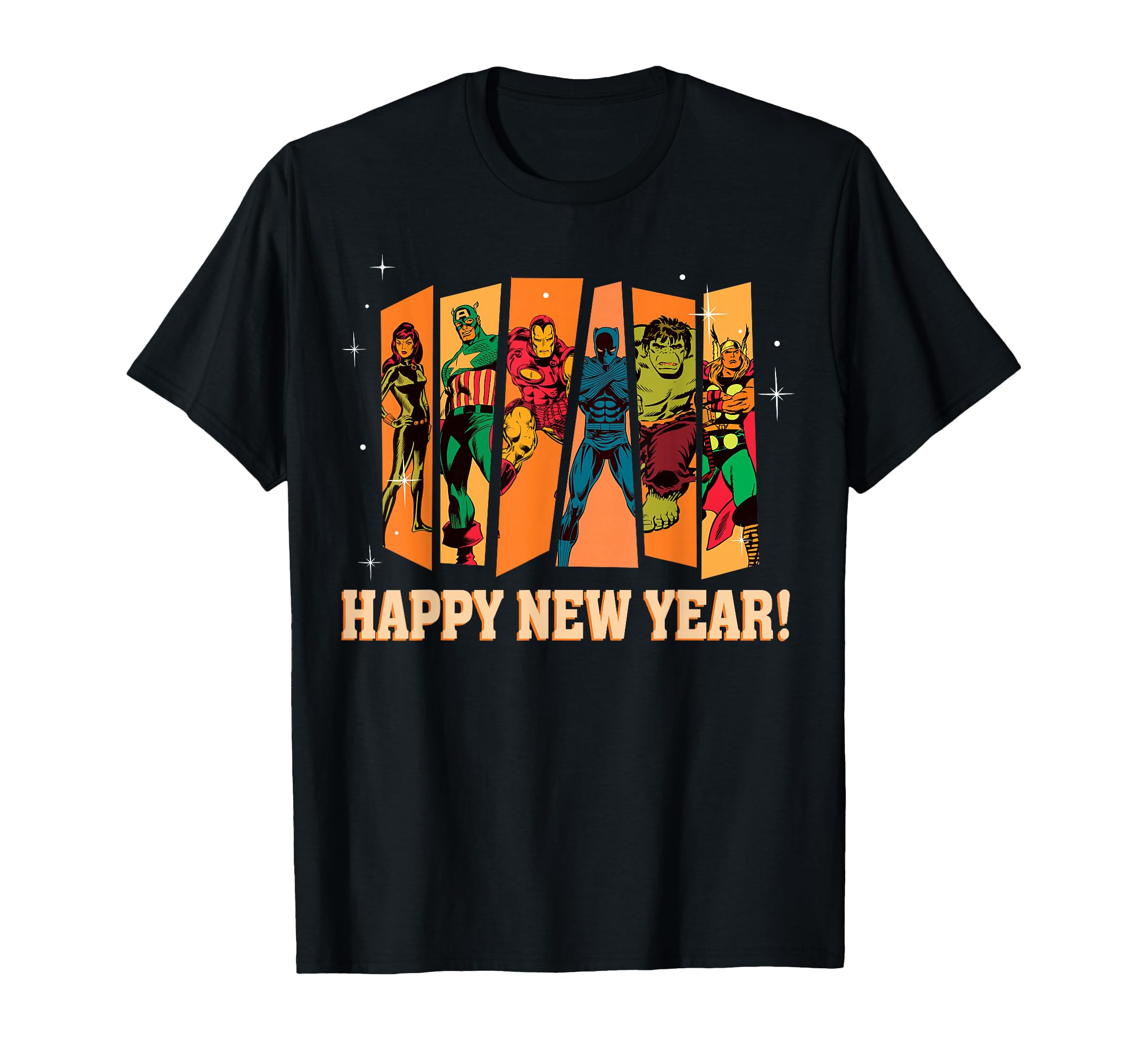 Marvel Avengers Seventies Comic T-Shirt - Aesthetic Graphic for Adults - T-Shirt, Sweatshirt, Hoodie