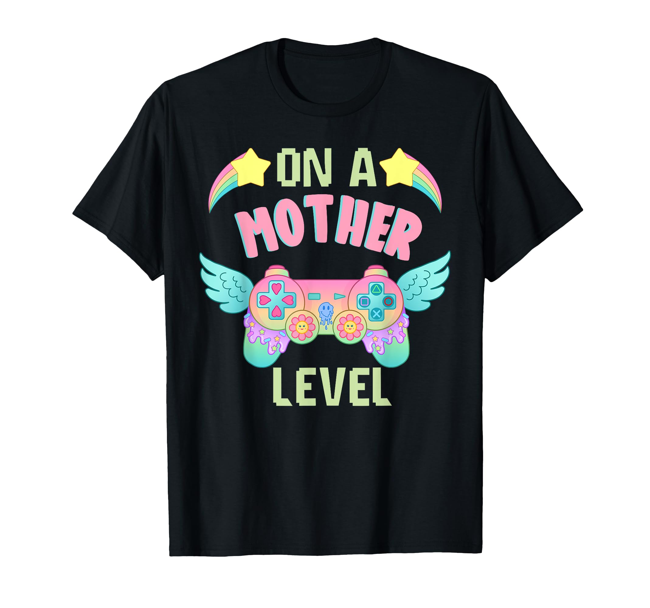 Funny Mothers Day Mother Level Up T-Shirt - Minimalist Print Men Women - T-Shirt, Sweatshirt, Hoodie