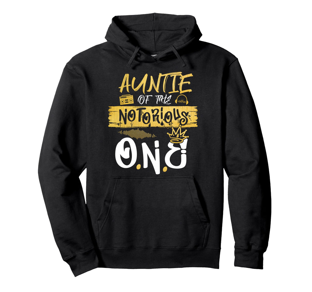 Auntie Notorious One Old School Hip Hop Hoodie - Trendy Graphic Men Women - T-Shirt, Sweatshirt, Hoodie