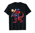Funny Baseball Dinosaur T-Shirt - Fun Novelty Design for Adults - T-Shirt, Sweatshirt, Hoodie