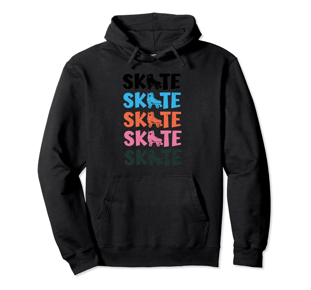 Colourful Skate Roller Derby Skating Hoodie - Aesthetic Graphic for Adults - T-Shirt, Sweatshirt, Hoodie