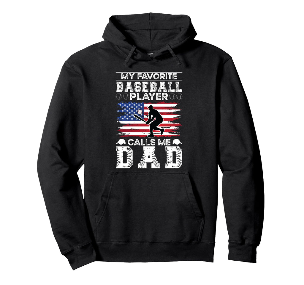 Baseball Dad Hoodie - Fun Novelty Design for Adults - T-Shirt, Sweatshirt, Hoodie