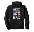 Baseball Dad Hoodie - Fun Novelty Design for Adults - T-Shirt, Sweatshirt, Hoodie