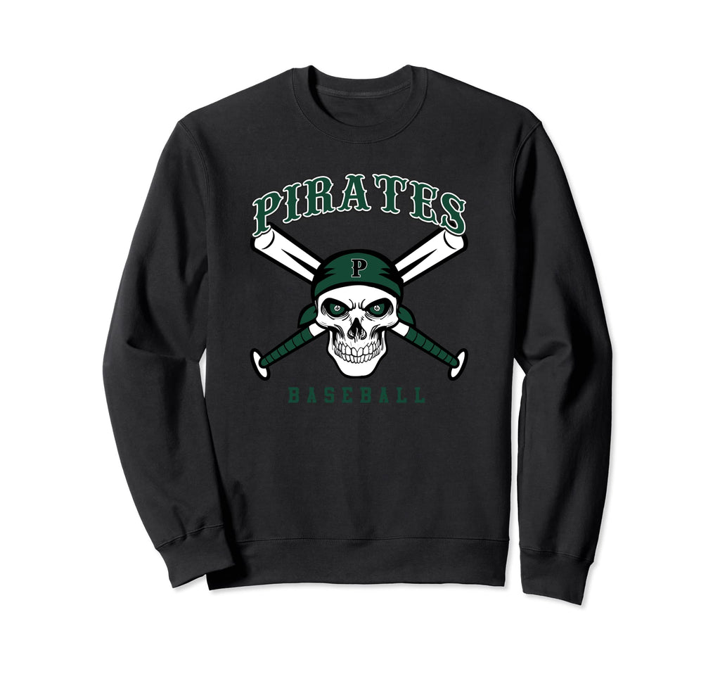 Poteet Pirates Baseball Sweatshirt - Minimalist Print for Adults - T-Shirt, Sweatshirt, Hoodie