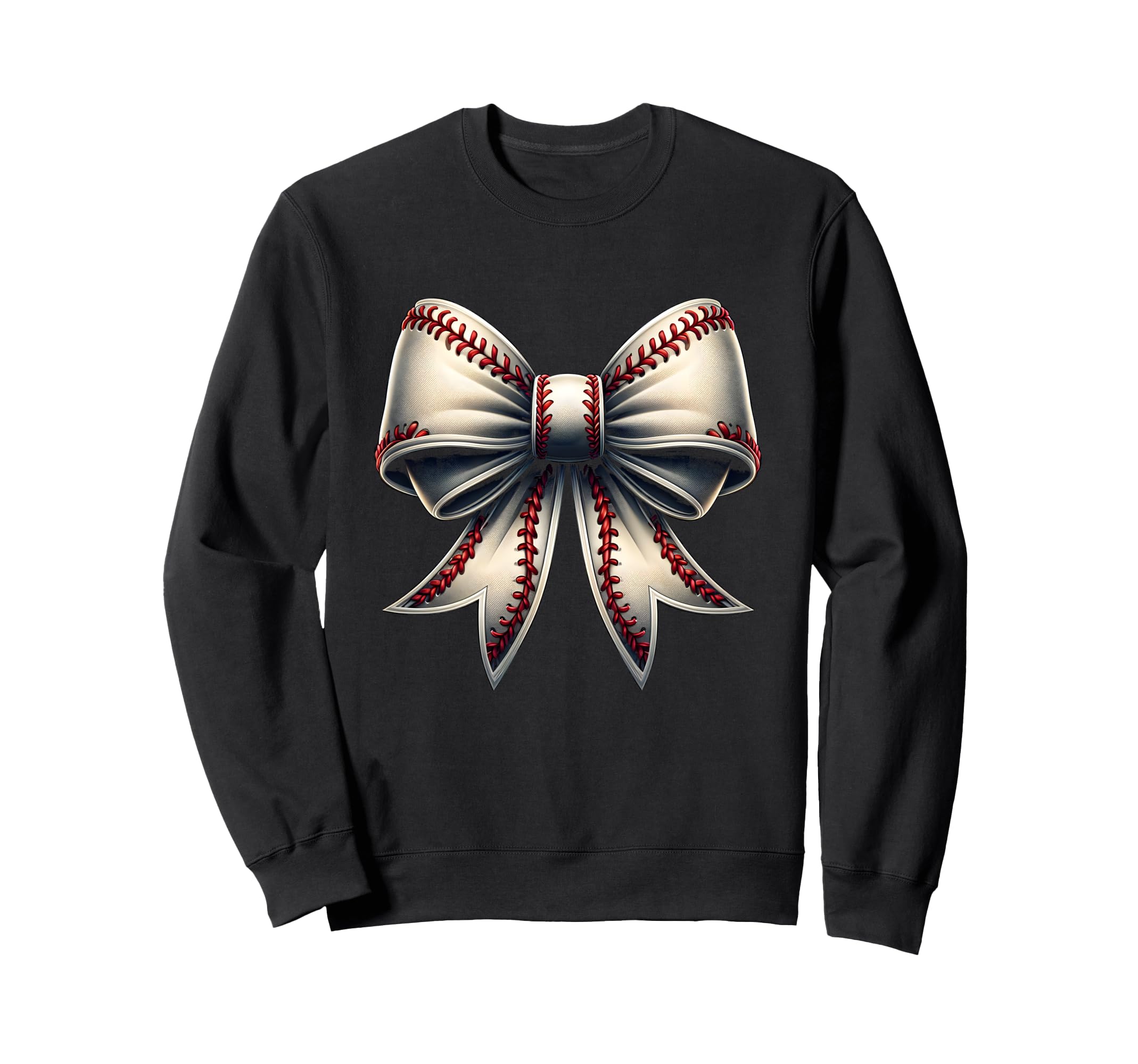 Baseball Bow Baseball Mom Mothers Sweatshirt - Streetwear Style Men Women - T-Shirt, Sweatshirt, Hoodie