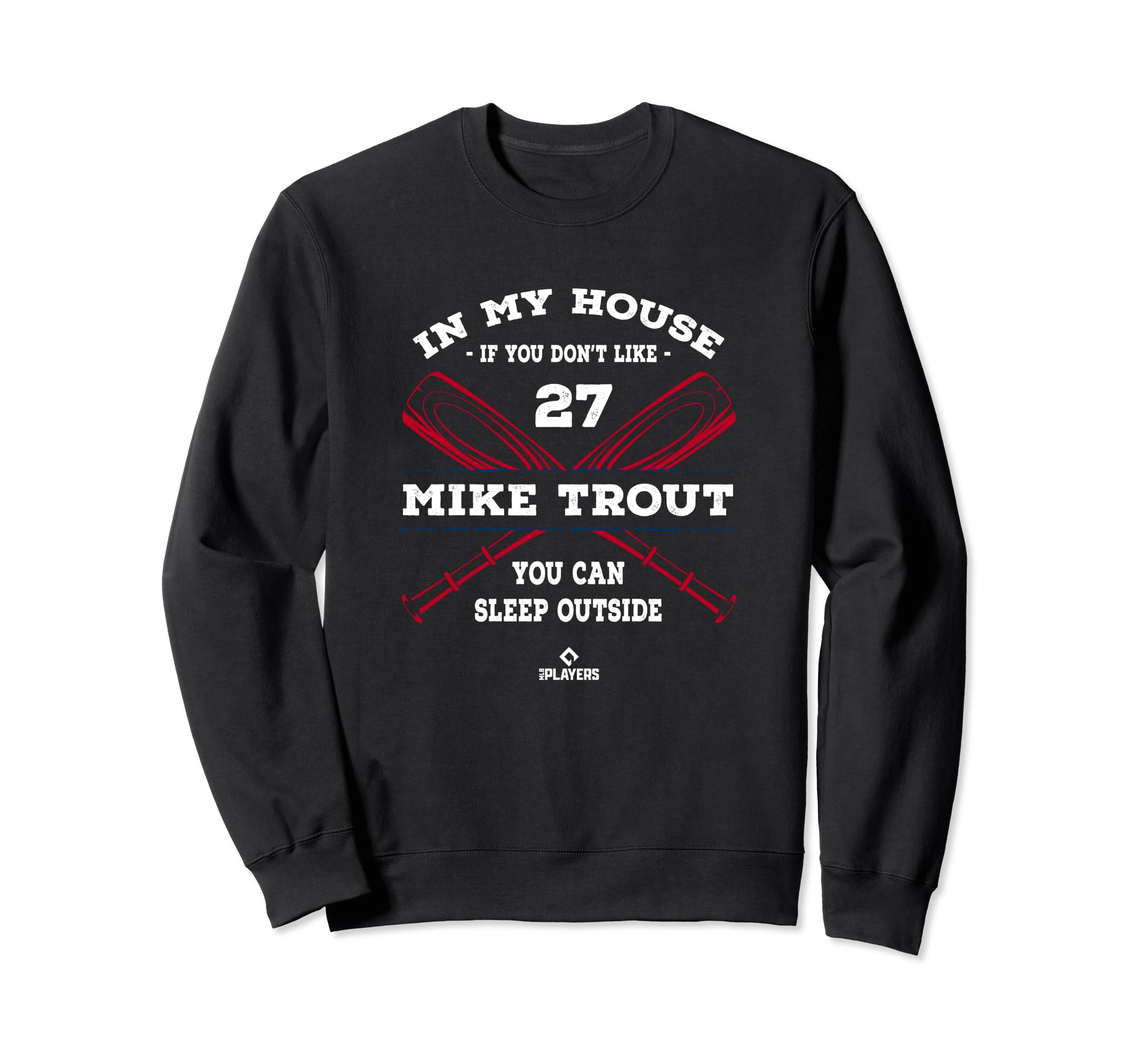 My House Mike Trout Mlb Player Sweatshirt - Minimalist Print Men Women - T-Shirt, Sweatshirt, Hoodie