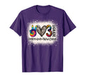Peace Love 3Rd Grade Teacher Back To School T-Shirt - Graphic Print Unisex - T-Shirt, Sweatshirt, Hoodie