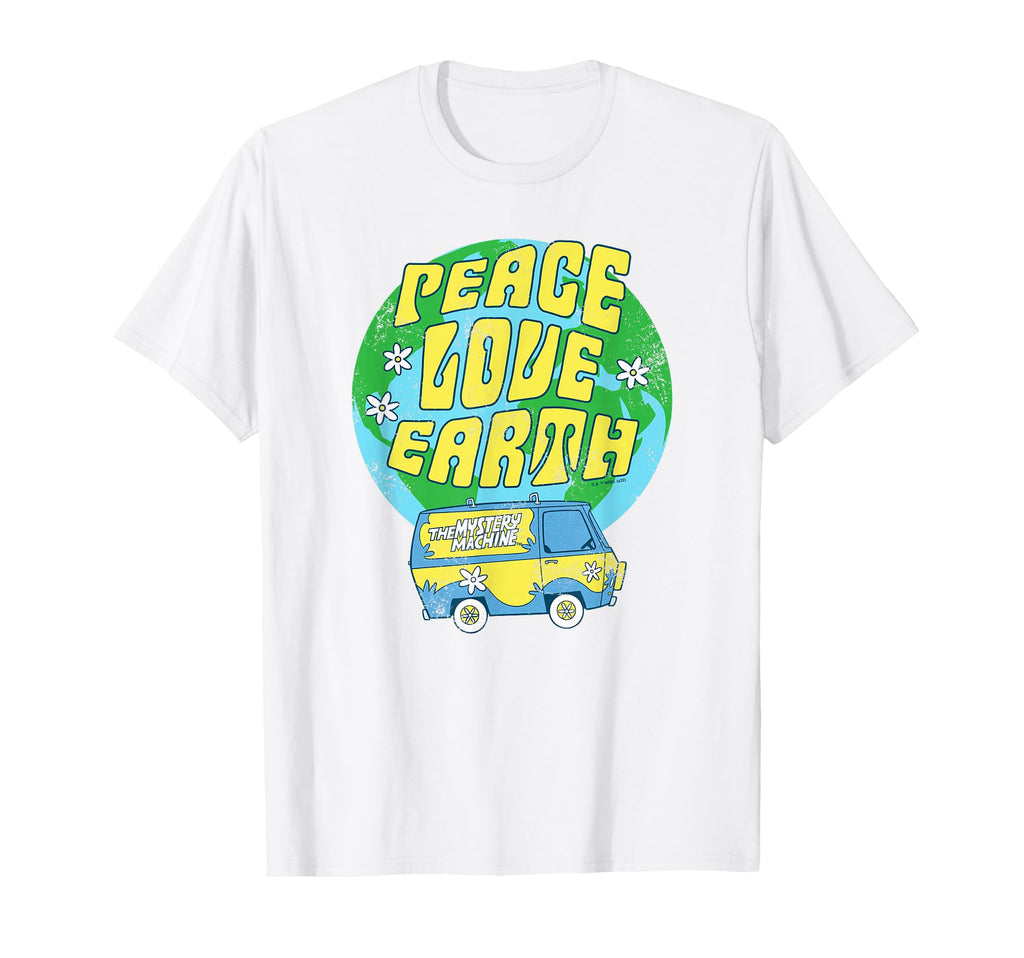 Scooby Doo Mystery Machine Peace Love T-Shirt - Streetwear Style Unisex - T-Shirt, Sweatshirt, Hoodie