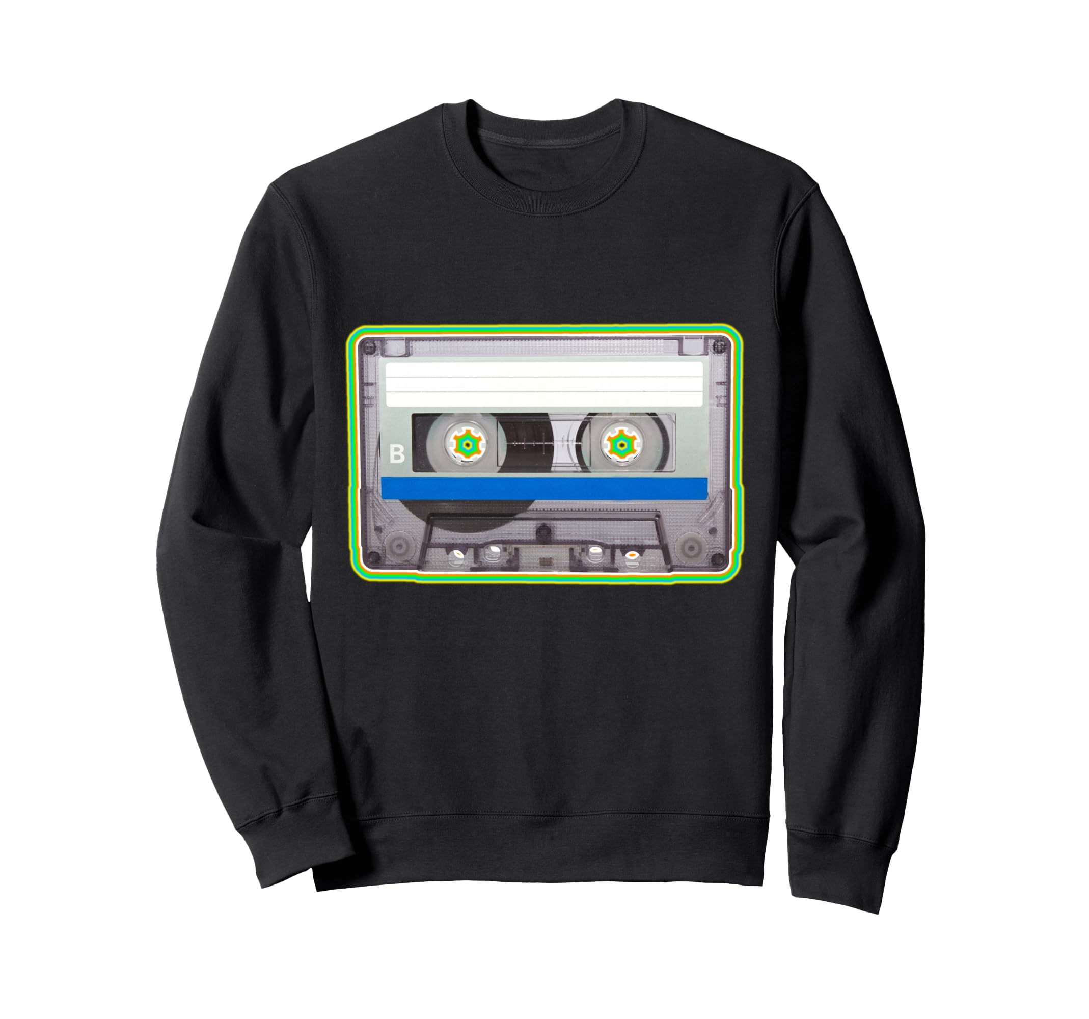 Cassette Tape Sweatshirt - Trendy Graphic Men Women - T-Shirt, Sweatshirt, Hoodie