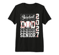 Senior 2027 Baseball Dad Proud Family T-Shirt - Novelty Apparel Unisex - T-Shirt, Sweatshirt, Hoodie