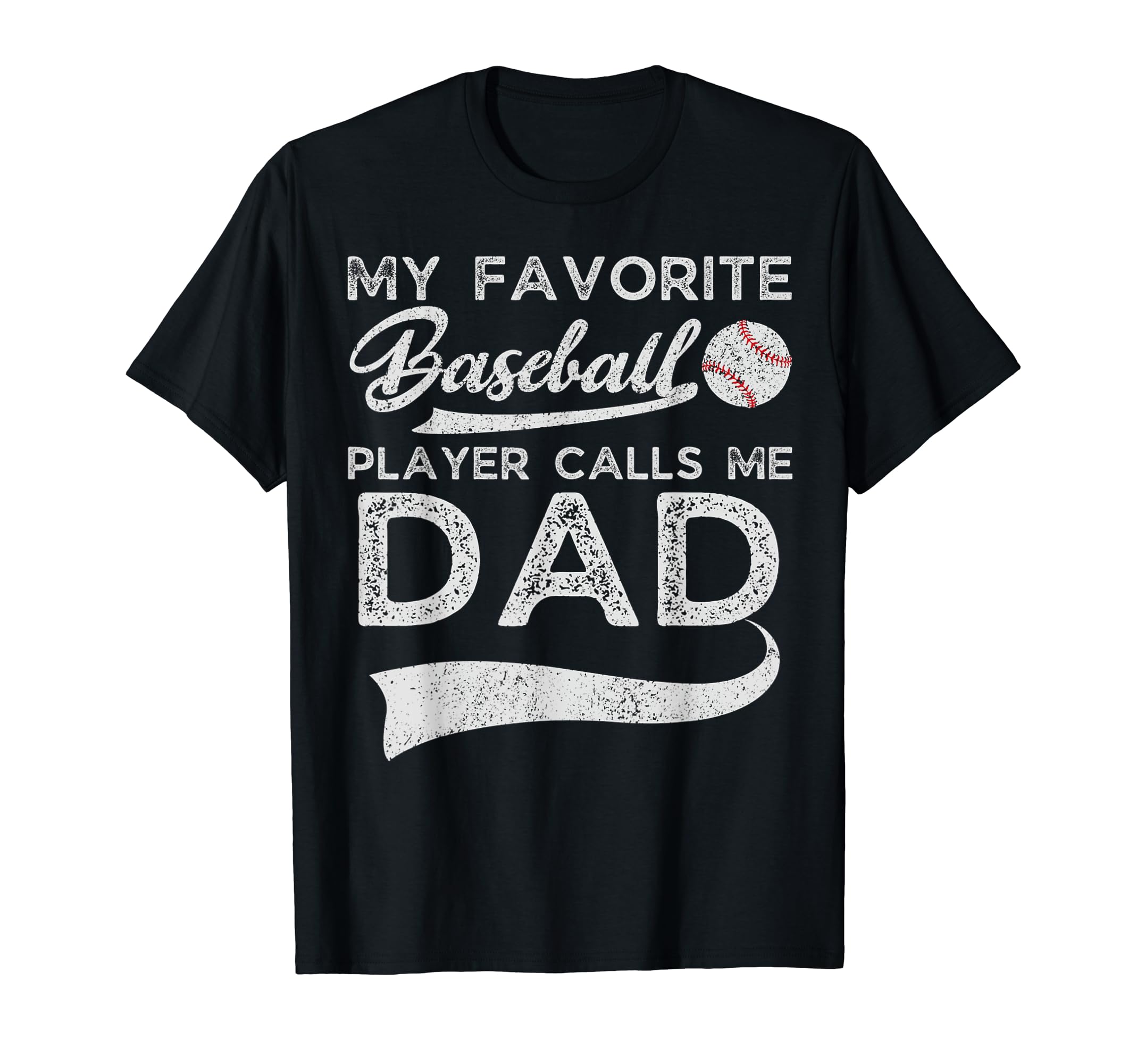 Distressed My Favorite Baseball Player T-Shirt - Trendy Graphic Unisex - T-Shirt, Sweatshirt, Hoodie