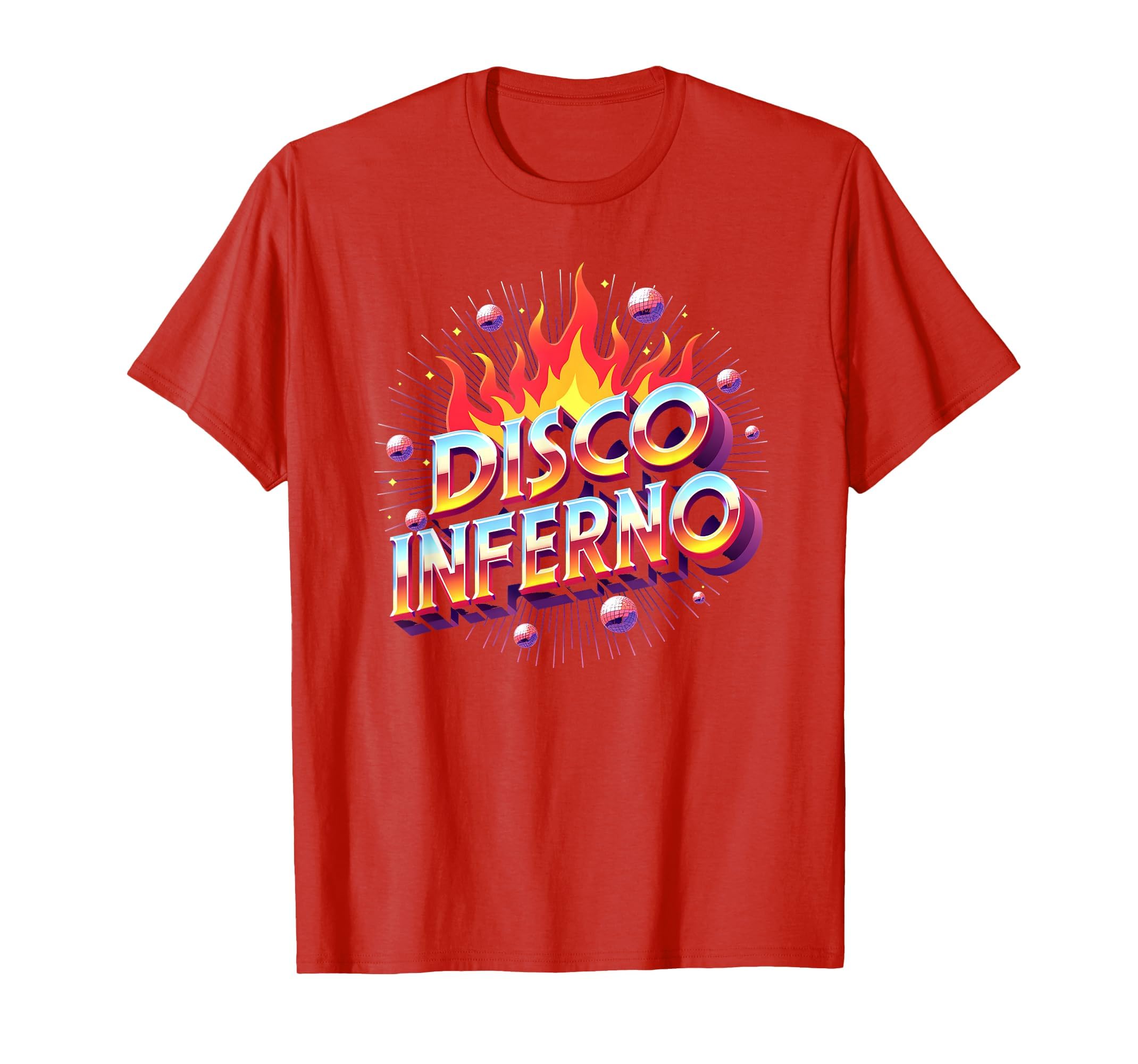 Disco Inferno Dance Party Fever Art T-Shirt - Trendy Graphic Men Women - T-Shirt, Sweatshirt, Hoodie