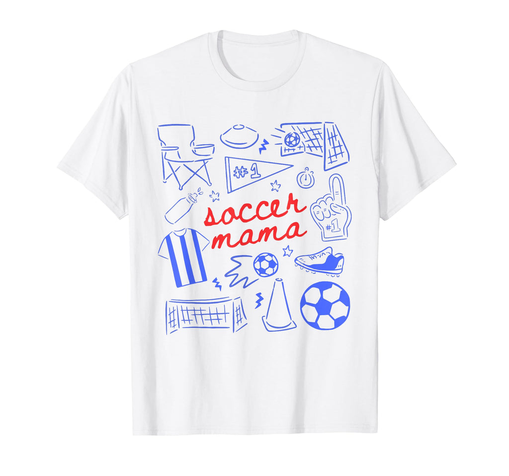 Soccer Mama Mothers Day Game Day Soccer T-Shirt - Trendy Graphic Unisex - T-Shirt, Sweatshirt, Hoodie
