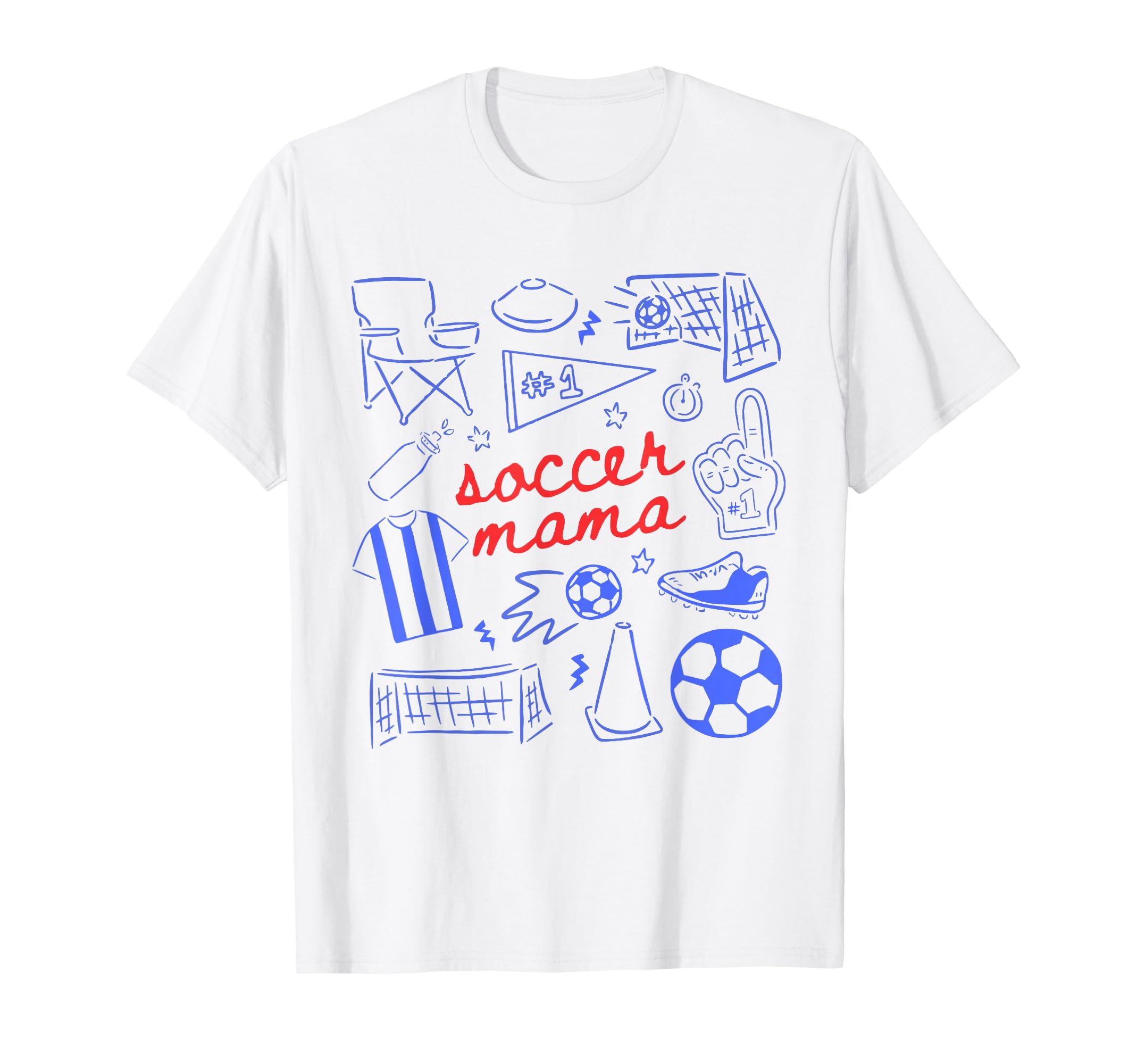 Soccer Mama Mothers Day Game Day Soccer T-Shirt - Trendy Graphic Unisex - T-Shirt, Sweatshirt, Hoodie