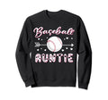 Baseball Auntie Baseball Sport Sweatshirt - Minimalist Print Men Women - T-Shirt, Sweatshirt, Hoodie