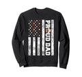 Proud Dad American Flag Funny Football Sweatshirt - Unique Graphic Unisex - T-Shirt, Sweatshirt, Hoodie