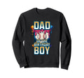 Dad Birthday Baseball Ice Cream Sweatshirt - Minimalist Print Men Women - T-Shirt, Sweatshirt, Hoodie