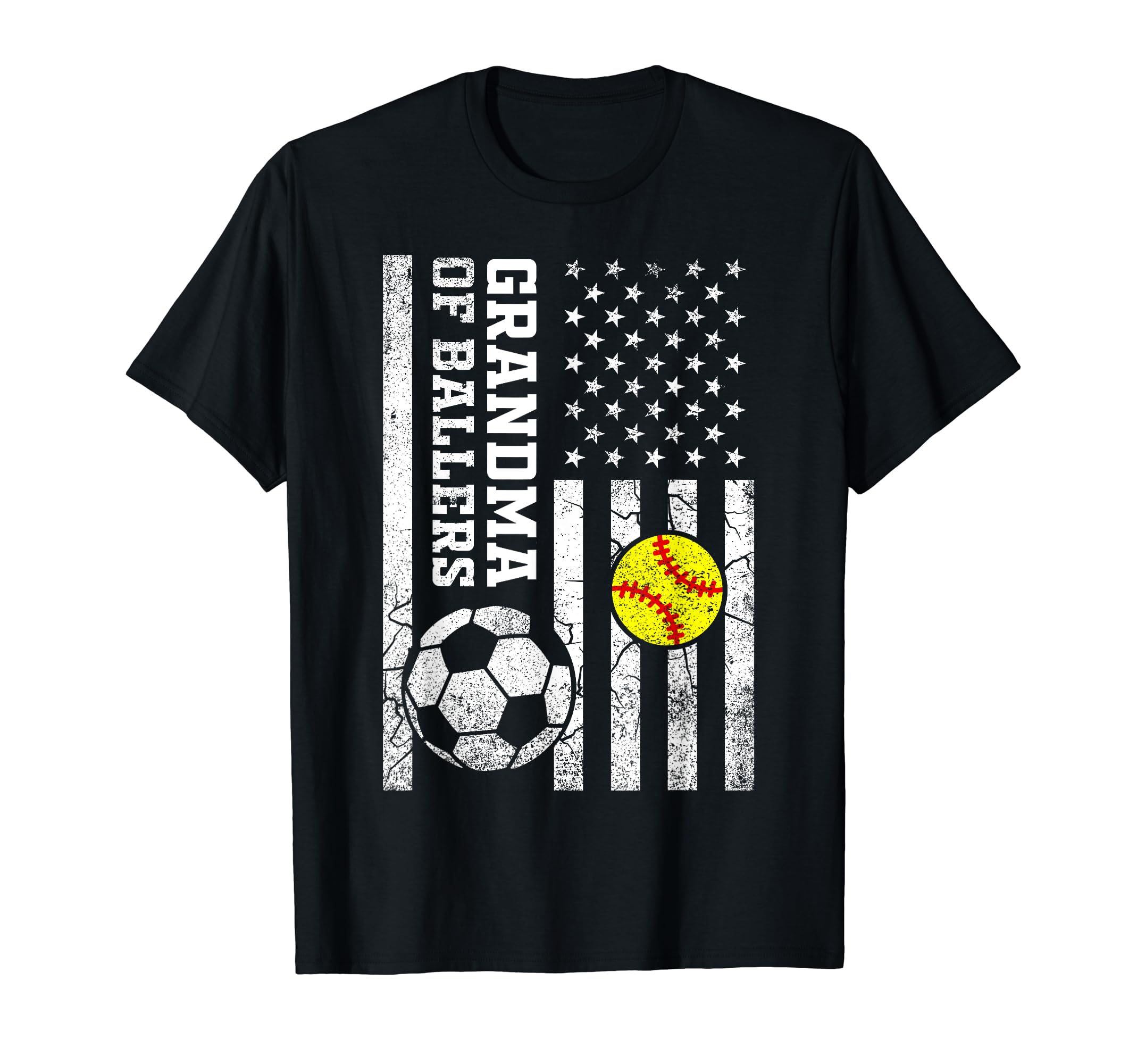 Grandma Ballers Baseball Soccer T-Shirt - Streetwear Style Men Women - T-Shirt, Sweatshirt, Hoodie