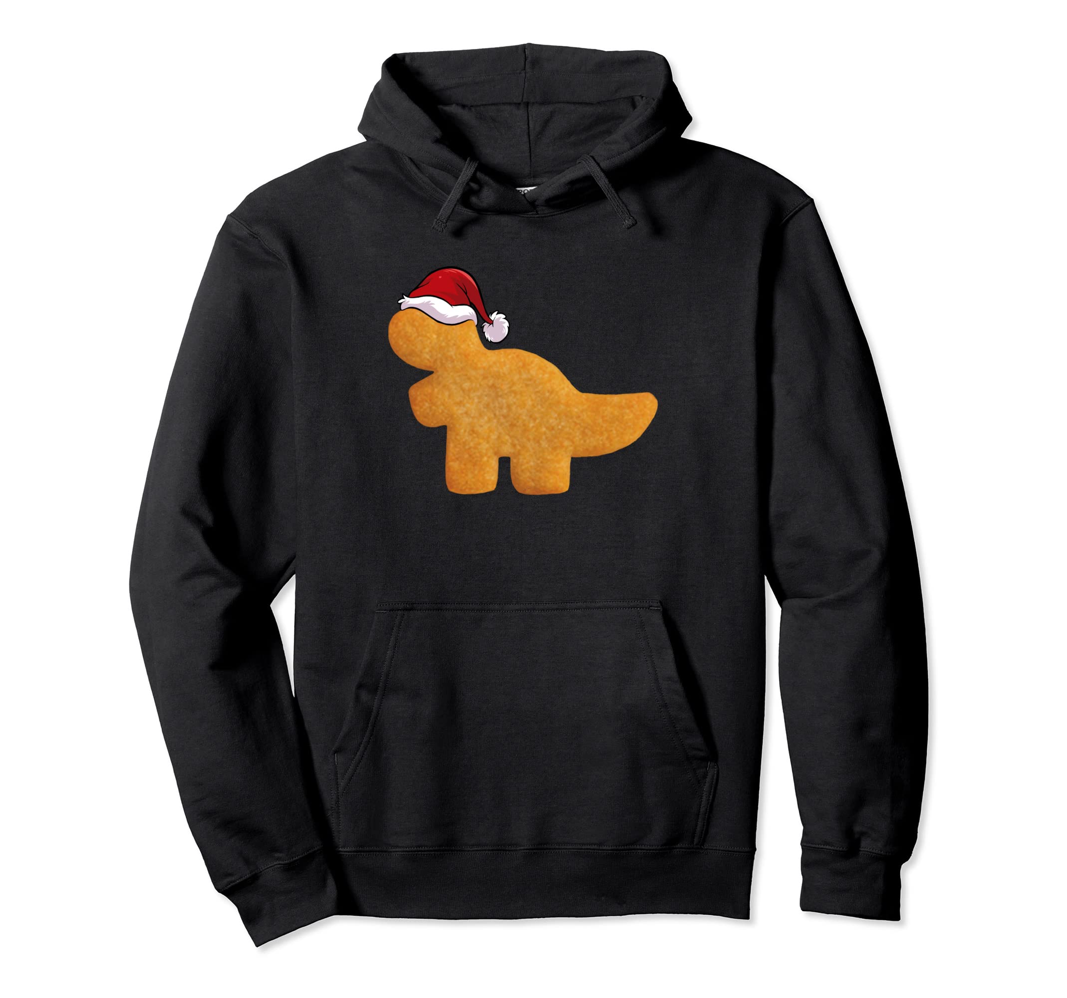 Dino T Rex Chicken Nugget Funny Hoodie - Custom Art Print Men Women - T-Shirt, Sweatshirt, Hoodie
