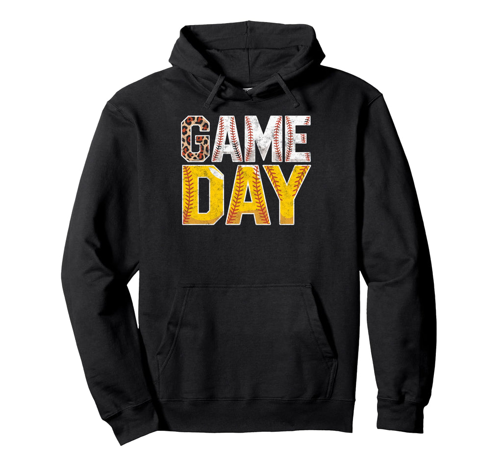 Baseball Game Day Mom Grandma Animal Hoodie - Aesthetic Graphic Men Women - T-Shirt, Sweatshirt, Hoodie
