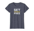 Distressed Libertarian Set Yourself T-Shirt - Custom Art Print Men Women - T-Shirt, Sweatshirt, Hoodie