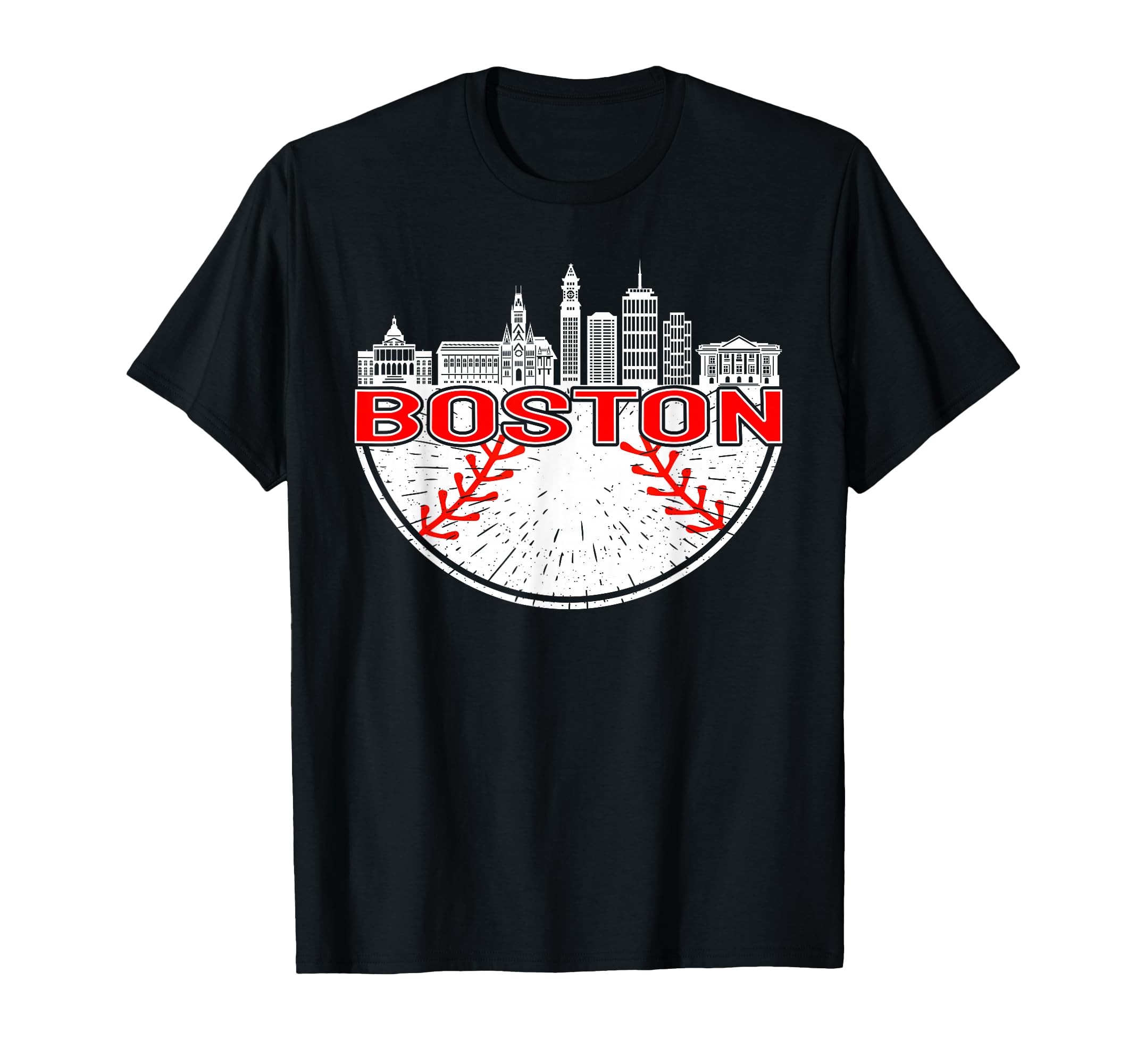 Boston Baseball And T-Shirt - Novelty Apparel for Adults - T-Shirt, Sweatshirt, Hoodie