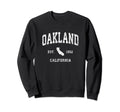 Oakland California Ca Athletic Sports Sweatshirt - Custom Art Print Unisex - T-Shirt, Sweatshirt, Hoodie