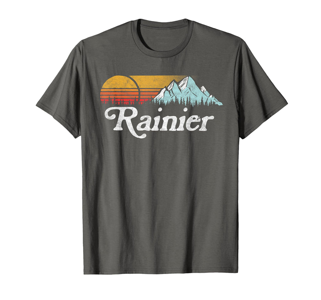Vibe Mount Rainier Mountains Sun T-Shirt - Fun Novelty Design Men Women - T-Shirt, Sweatshirt, Hoodie