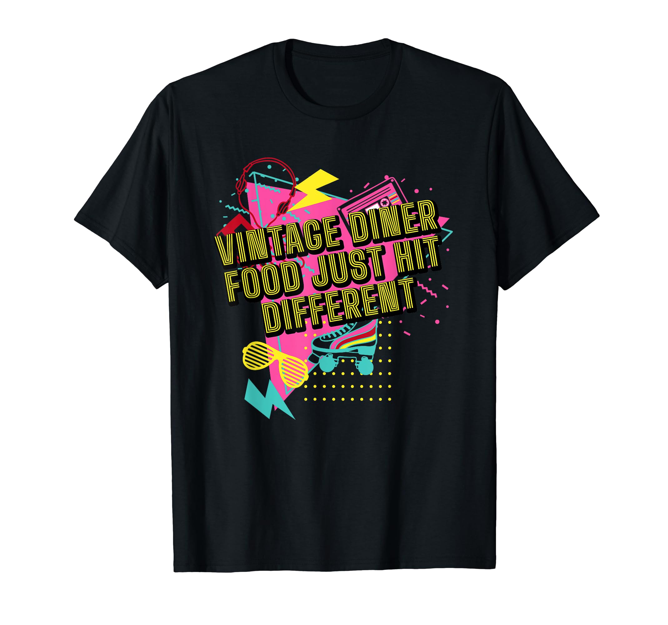 Diner Food Just Hit Different 1980 T-Shirt - Aesthetic Graphic Men Women - T-Shirt, Sweatshirt, Hoodie