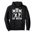 Mom Both Proud Baseball And Dance Mom Hoodie - Unique Graphic Men Women - T-Shirt, Sweatshirt, Hoodie