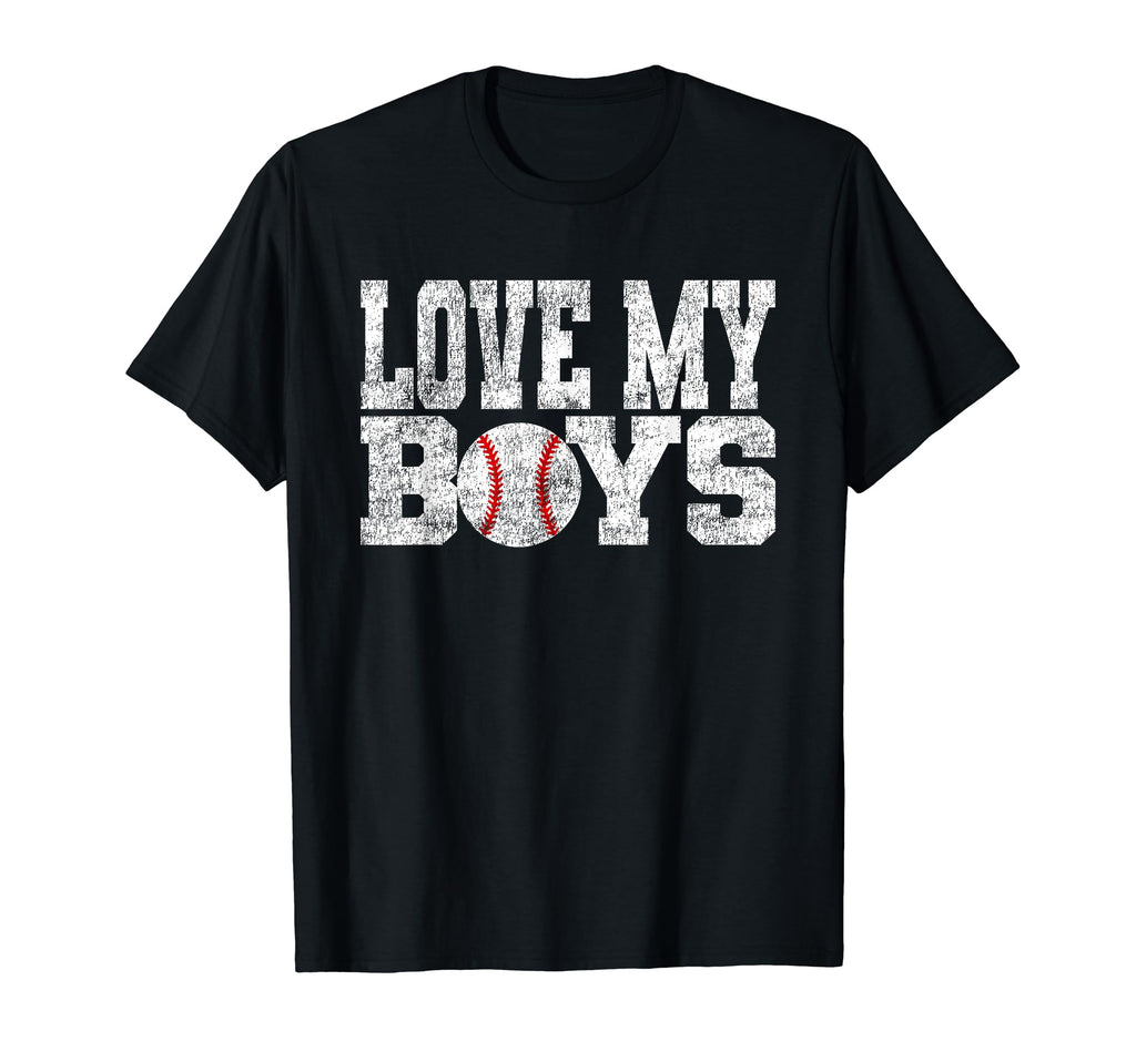Love My Mom Baseball Players T-Shirt - Aesthetic Graphic for Adults - T-Shirt, Sweatshirt, Hoodie