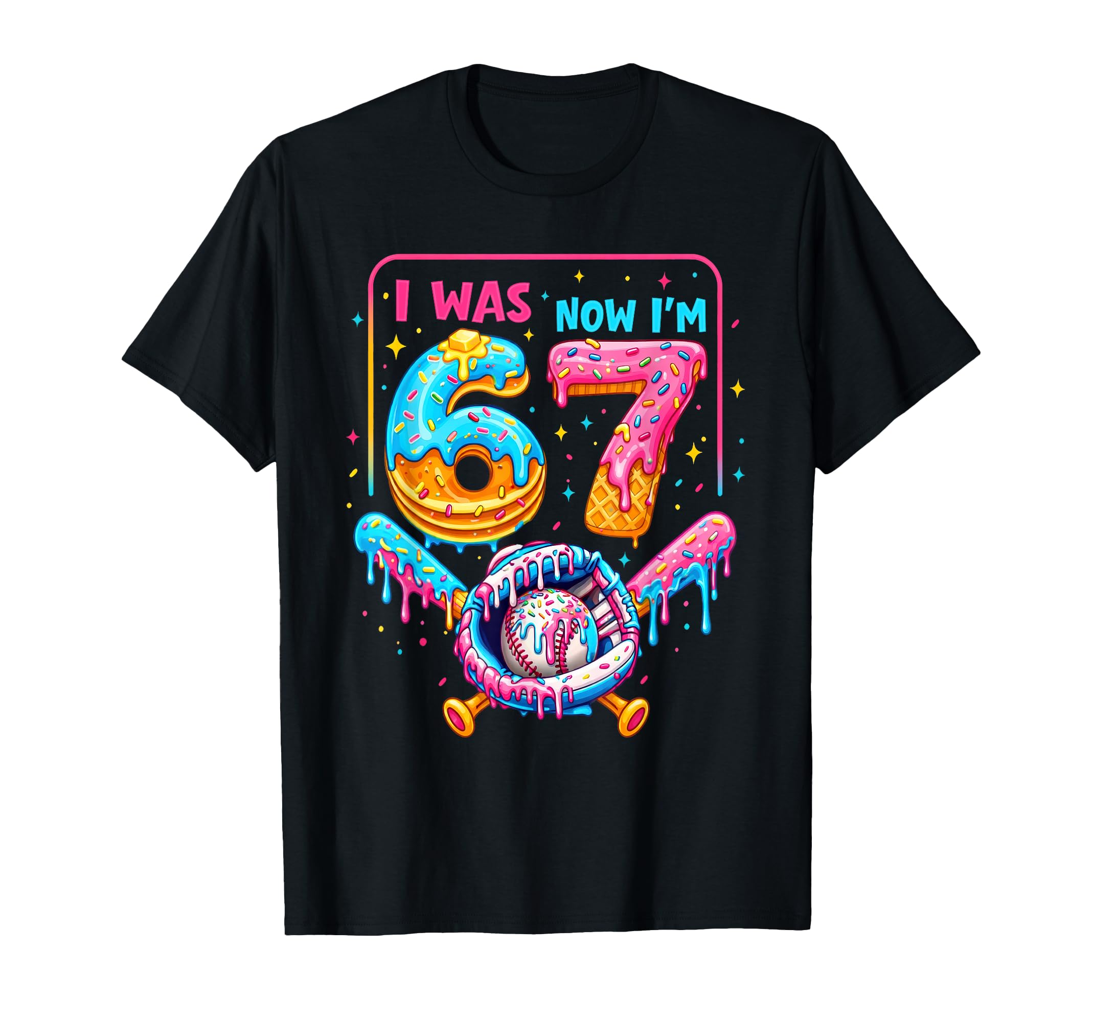 7Th Birthday I Was 6 Now Im 7 T-Shirt - Novelty Apparel for Adults - T-Shirt, Sweatshirt, Hoodie