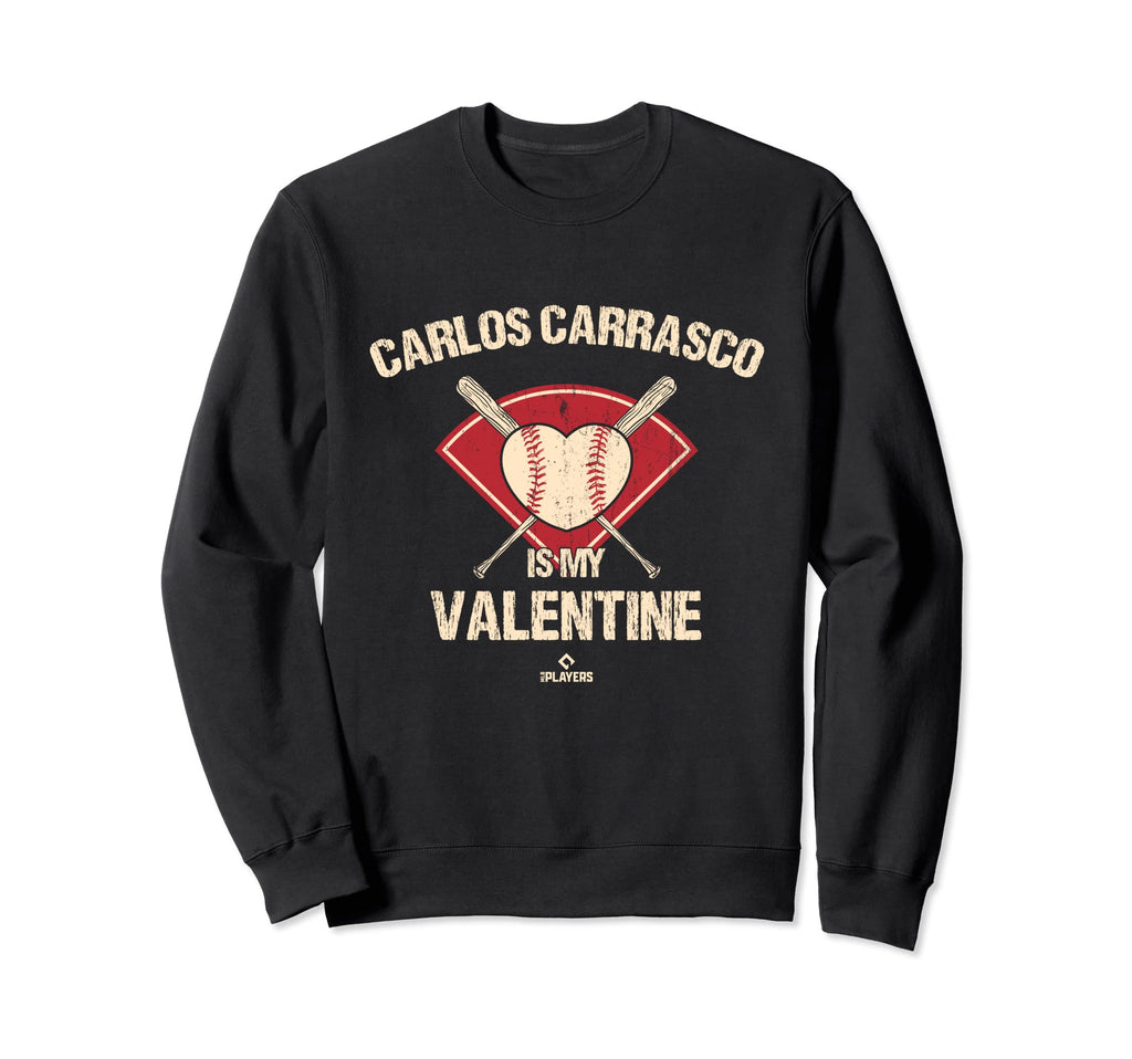 Carlos Carrasco Is My Valentine New York Sweatshirt - Graphic Print Unisex - T-Shirt, Sweatshirt, Hoodie