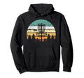 Disc Golf Sunset Frisbee Golf Hoodie - Aesthetic Graphic for Adults - T-Shirt, Sweatshirt, Hoodie