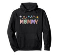 Mommy Wildflowers Mother Boho Floral Hoodie - Fun Novelty Design Men Women - T-Shirt, Sweatshirt, Hoodie