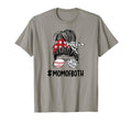 Mom Both Messy Bun Dancer Baseball T-Shirt - Aesthetic Graphic for Adults - T-Shirt, Sweatshirt, Hoodie
